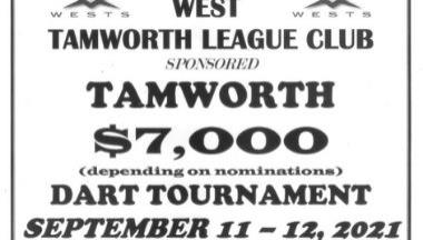 Tamworth Dart Tournament 11-12 September 2021
